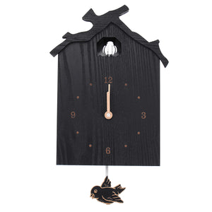 Antique,Cuckoo,Clock,Black,Christmas,Holiday,Presents,Retro,Minimalist,Creative,Pendulum