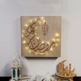 Islamic,Ramadan,Light,Square,Delicate,Hanging,Pendant,Decor