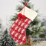 Loskii,Knitted,Christmas,Stockings,Holders,Fireplace,Hanging,Ornaments,Chrismas,Decorations