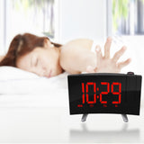 Sensitive,Digital,Projection,Clock,Radio,Alarm,Clock,Charging,Desktop,Electronic,Clock