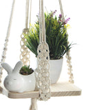 Flower,Holder,Macrame,Plant,Hanger,Hanging,Planter,Basket,Cotton,Braided,Craft