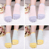 Ladies,Socks,Simple,Fashion,Cotton,Striped,Ankle,Socks