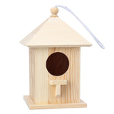 Wooden,Parakeet,Feeder,Hanging,Feeding,Garden,Decoration