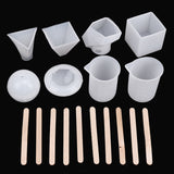 18pcs,Jewelry,Mould,Handmade,Crystal,Mould,Resin,Silicone