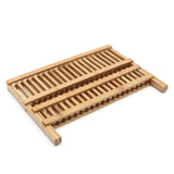 Foldable,Bamboo,Drying,Plate,Drainer,Kitchen,Storage,Organizer,Holder,Grids