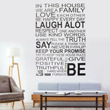 Removable,Vinyl,Decal,Mural,Family,Living,Decor,Quote,Sticker