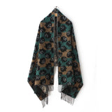 Cartoon,Scarf,Cashmere,Tassel,Scarf,Shawl