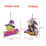 Halloween,Spoof,Hanging,Decorations,Pumpkin,Ghost,Skull,Witch,Hanger,Halloween,Supplies