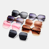 Women,Frame,Square,Shape,Fashion,Trend,Retro,Protection,Sunglasses