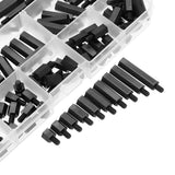 Suleve,M4NH4,110Pcs,Nylon,Screw,Female,Standoff,Column