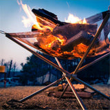 Outdoor,Portable,Incinerator,Folding,Grill,Camping,Stainless,Steel,Charcoal,Stove