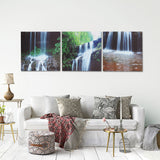 Cascade,Large,Waterfall,Framed,Print,Painting,Canvas,Picture,Decorate,Living