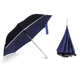 KCASA,Double,Layer,Reverse,Umbrella,Reflective,Windproof,Protection,Umbrel