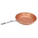 9inch,Aluminum,Stainless,Steel,Round,Stick,Copper,Frying,Cookware,Handle,Frying