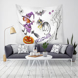 Loskii,Halloween,Tapestry,Pumpkin,Print,Hanging,Tapestry,Decor,Halloween,Decorations