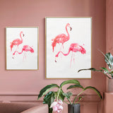 Unframed,Modern,Flamingo,Canvas,Painting,Print,Hanging,Poster,Decorations