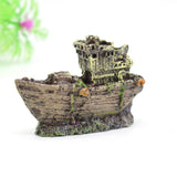 Aquarium,Ornament,Wreck,Sailing,Destroyer,Decorations