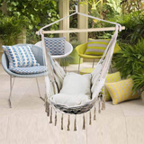 Outdoor,Portable,Hammock,Chair,Outdoor,Indoor,Garden,Collapsible,Garden,Hanging,Chair,Wooden,Stick,Garden,Swing