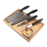 Steel,Multifunction,Kitchen,Knife,Slicer,Chef's,Knife,Plate,Holder,Stainless,Steel