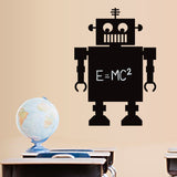 70X50CM,Blackboard,Black,Robot,Sticker,Decoration