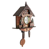 Cuckoo,Clock,Mount,Wooden,Clock,Analog,Swinging,Pendulum,Decorations