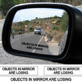 Objects,Mirror,Losing,Funny,Black,Sticker