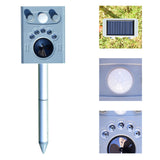 KCASA,Ultrasonic,Solar,Animal,Repeller,Waterproof,Snake,Mouse,Repellent,Outdoor,Rodent,Mosquito,Animal,Dispeller