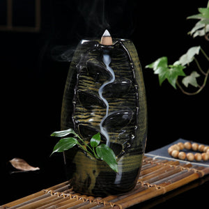 Mountain,River,Incense,Holder,Backflow,Incense,Ceramic,Burner,Incense,Holder,Handicraft