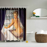 Bathroom,Shower,Curtains,Woman,Shower,Curtain,Waterproof,Polyester,Fabric,Screen