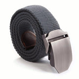 Canvas,Military,Style,Outdoor,Leisure,Adjustable,Slider,Buckle,Weave,Waistband