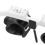 Binocular,Eyepiece,Magnifier,Magnifying,Glasses,Jeweler,Watch,Repair,Adjustable,Light