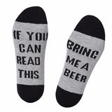 Socks,Funny,White,Words,Printed,Socks