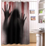 Halloween,Shower,Curtain,Blood,Hands,Curtain,Scary,Spooky,Bathroom,Curtain