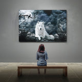 White,Stone,Canvas,Paintings,Frameless,Pictures,Decor