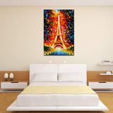 Miico,Painted,Paintings,Eiffel,Tower,Scenery,Decoration