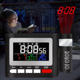 Digital,Alarm,Clock,Radio,Projection,Alarm,Clock,Alarm,Snooze,Function,Charging,Projector,Snooze,Function