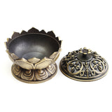 Lotus,Incense,Burner,Holder,Flower,Statue,Censer,Chinese,Style,Buddhist,Meditation,Decor