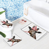 Giraffe,Animal,Waterproof,Bathroom,Shower,Curtain,Bathroom,Cover,Floor