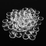 100Pcs,Round,Clear,Glass,Cabochon,Cameo,Crystal,Magnify,Cover