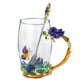 Enamel,Coffee,Flower,Glass,Spoon,Cover,Perfect,Wedding