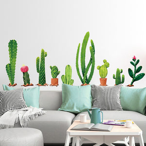 Miico,Creative,Cartoon,Cactus,Removable,Decorative,Decor,Sticker