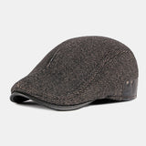 Thick,Protection,Solid,Color,Casual,Brief,Forward,Beret