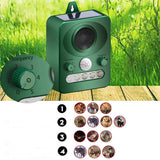 Garden,Ultrasonic,Animal,Repeller,Sensor,Solar,Powered,Flashlight,Mouse,Repeller