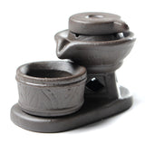 Backflow,Incense,Burner,Holder,Ceramic,Stone,Fragrant,Smoke,Backflow,Censer,Decor