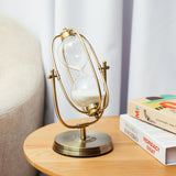 60Min,Hourglass,Timer,Bronze,Rotation,glass,Countdown,Office,Decorations