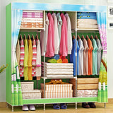 Cloth,Wardrobe,Fabric,Closet,Portable,Folding,Cloth,Hanger,Dustproof,Waterproof,Clothing,Storage,Cabinet,Furniture