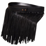 Women,Tassel,Fringed,Belts,Leather,Button,Buckles