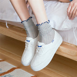 Women,Summer,Breathable,Middle,Socks,Hollow,Socks