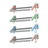 Suction,Bathroom,Kitchen,Double,Towel,Holder,Shelf,Hanger