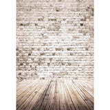 5x7FT,Retro,White,Brick,Photography,Background,Valentine,Backdrop,Decorations